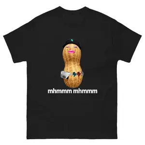 Funny The Burnt Peanut Bungulator Goop Goop Shirt Mhmmm T-shirt Casual Menswear Quirky Fashion Tee for Humorous Outfits