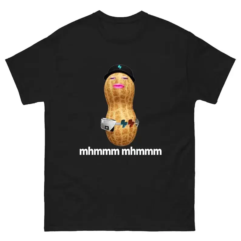 Funny The Burnt Peanut Bungulator Goop Goop Shirt Mhmmm T-shirt Casual Menswear Quirky Fashion Tee for Humorous Outfits
