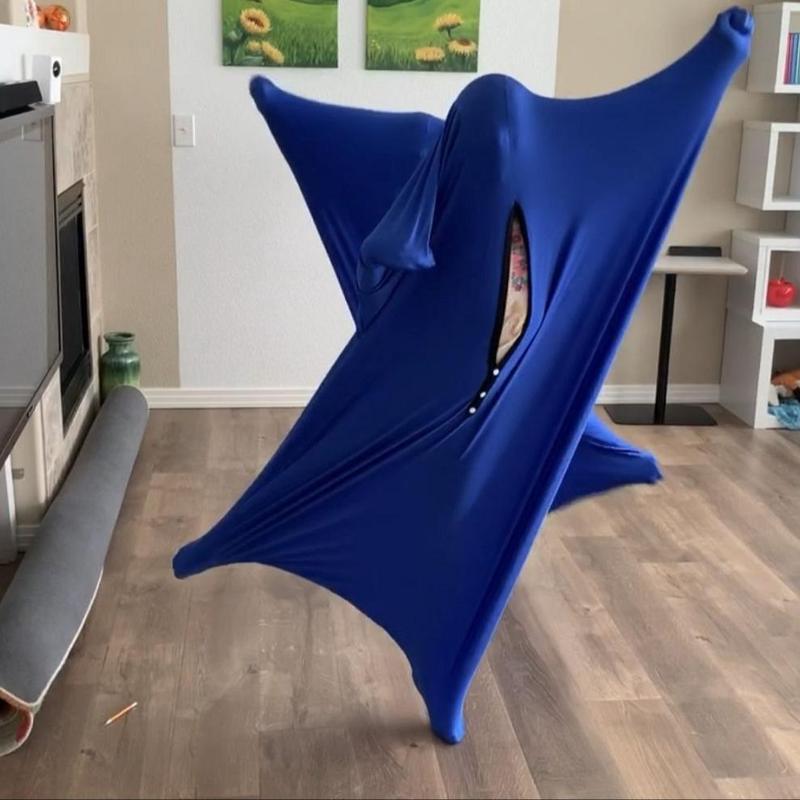 Solid Color Human Body Sensory Socks, 1 Count Creative Human Body Sock for Ladies, Role-Playing Dress-Up Costume Prop, Party Costume Accessory, Womenswear