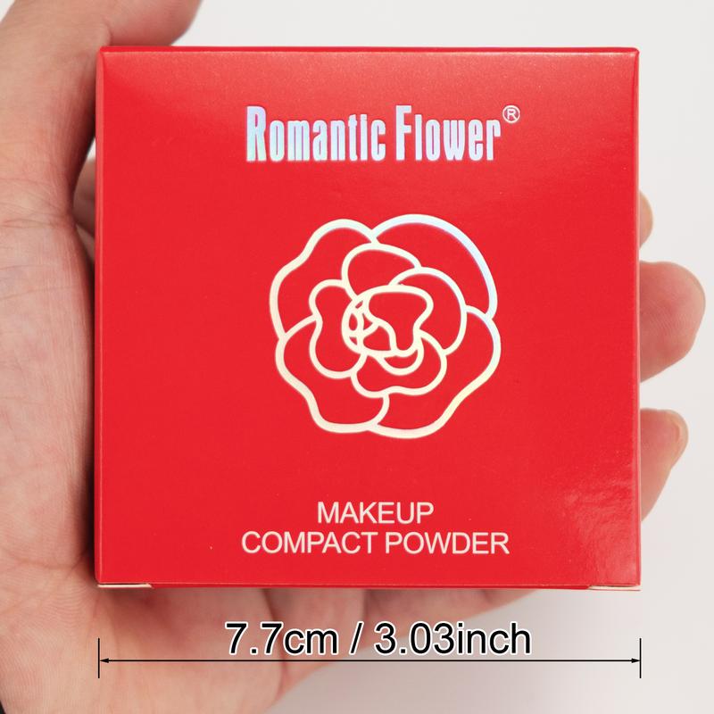 6 Shades Dark Matte Pressed Powder, Face Makeup Beauty Powder Cake Waterproof Long Lasting Skin Friendly Contour Compact Powder