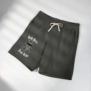 Mens Goth Girls Taste Better Sweat Shorts — Graphic Fleece Lounge Short