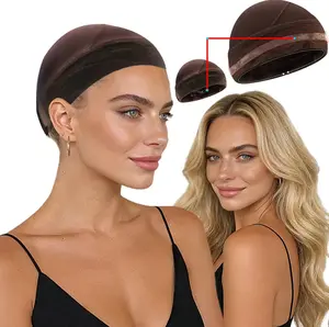 Wig Grip Cap with Silicone Strip Non Slip, 2-in-1 Soft Wig Caps to Hold Wig in Place, Soft and comfortable, suitable for daily wear