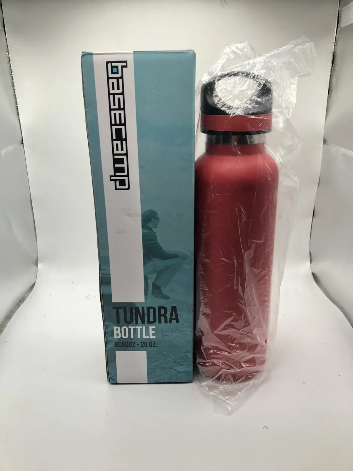 BRAND NEW Basecamp Tundra 20 oz Stainless Steel Vacuum Bottle RED COLOR