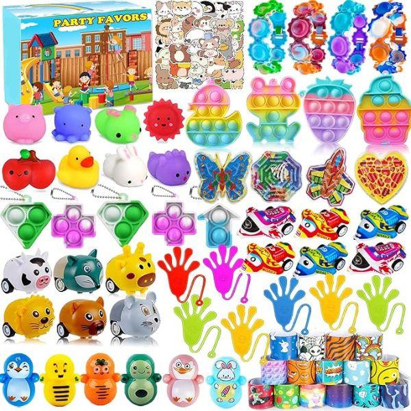 126 PCS Party Favors for Kids 4-8-12, Fidget Toys Bulk for Boys & Girls, Classroom Box Toys, Pinata Fillers, Goodie Bag Stuffers, Carnival , Easter Basket Stuffers