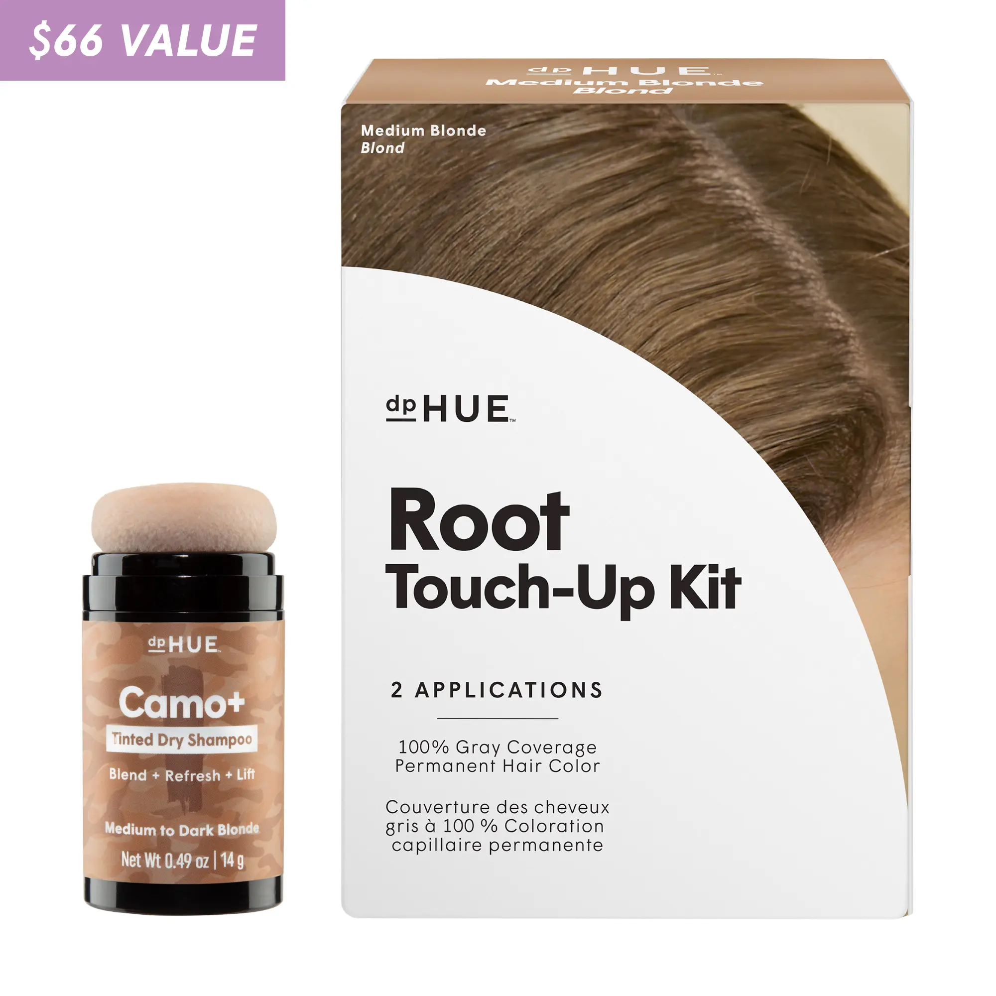 dpHUE Root Refresh Bundle – Camo+ and Root Touch-Up Kit dpHUE Root Refresh Bundle – Camo+ and Root Touch-Up Kit