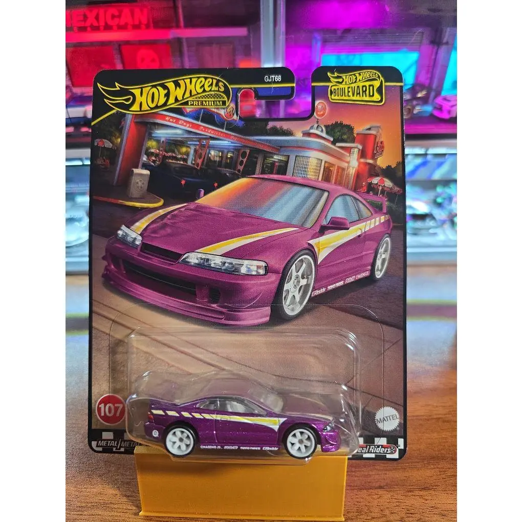 Hot Wheels Custom 2001 Acura Integra Purple Model CJ758 Boulevard Edition 107 Series