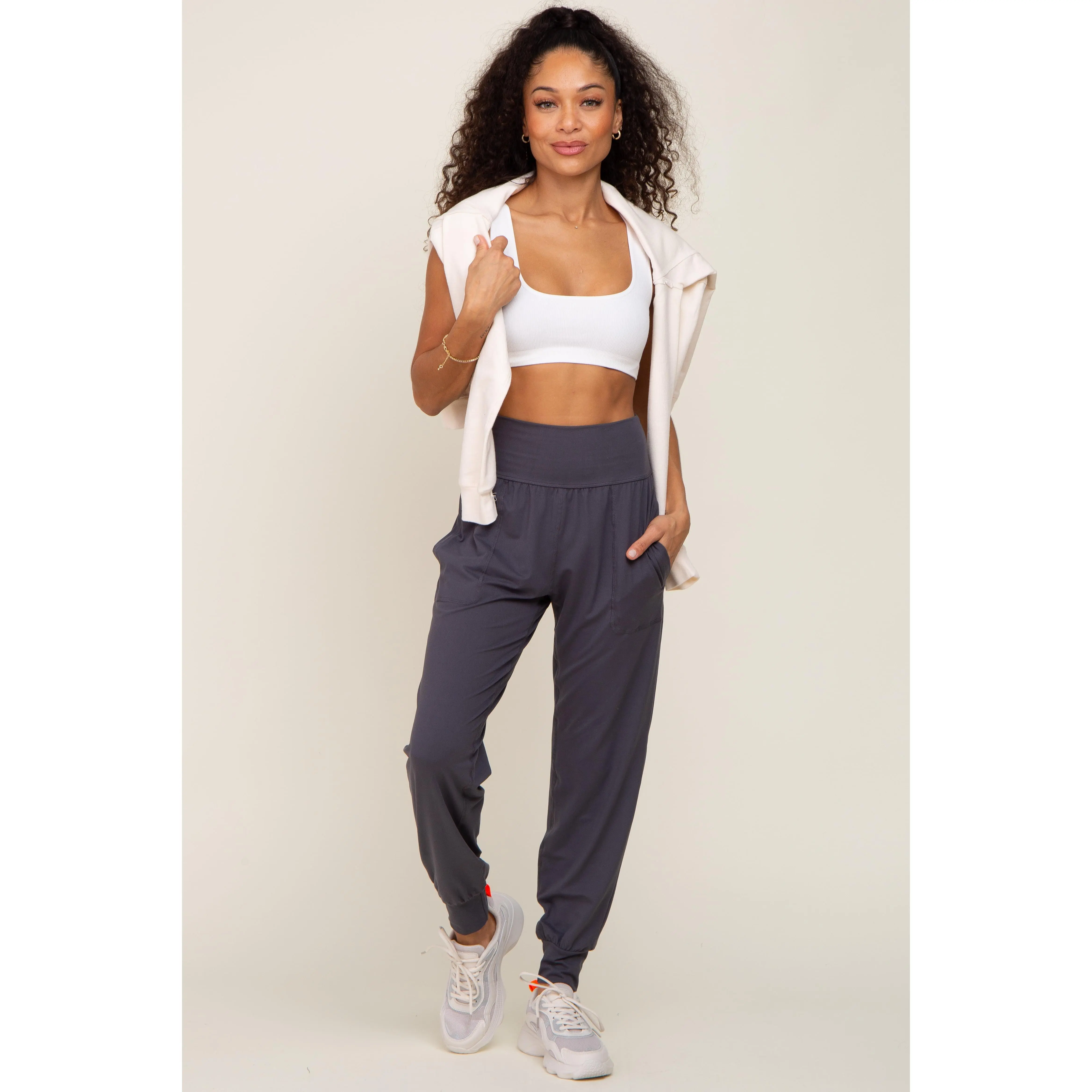 Charcoal Soft Jogger Pants