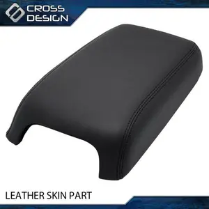 CROSSDESIGN Leather Console Lid Armrest Cover Waterproof Fit For 2011-2022 Dodge Charger