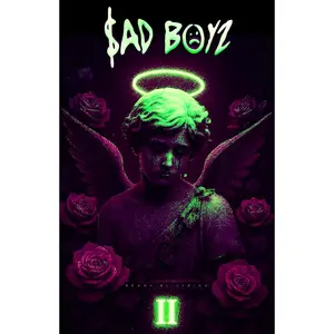 Junior H Sad Boyz Graphic Wall Poster | Music Art Print for Home & Fans