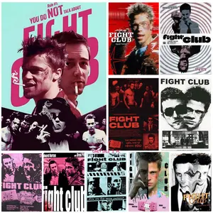 Fight Club Poster Bedroom Home Decor Art Poster Perfect Gift for Family and Friends