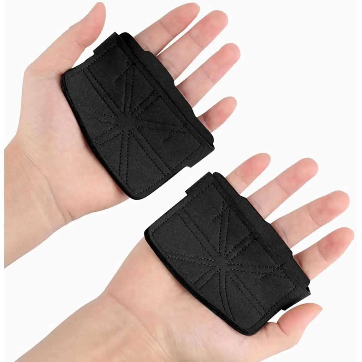 1 Pair Gym Grip Pads with Non-Slip Design, Cushion Palm Protection for Deadlifts, Bench Press, Pull-Ups, Ergonomic Unisex Fit Fitness Workout Accessories, Fitness Exercise Accessories