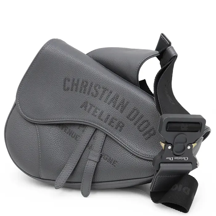 Pre-owned Dior Other Shoulder Bags Christian Saddle Atelier Leather Shoulder Bag
