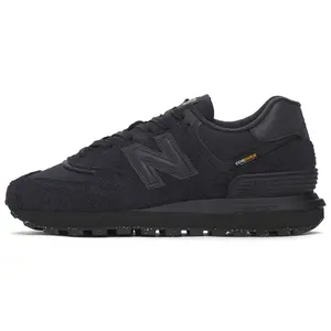 New Balance NB 574 LG Black Warrior Low-Top Lifestyle Sneakers for Men and Women with Cushioning, Durability, and Support Trending Shoes, House White Official Shoes to Get / Maison Mihara
