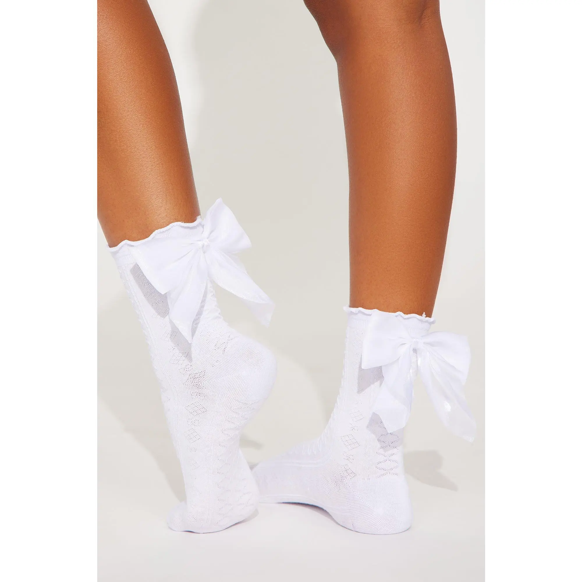 Coquette Cutie Socks - White