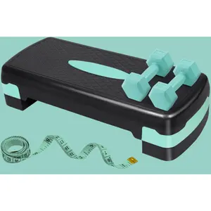 Aerobic Stepper Set with Dumbbells & Measuring Tape