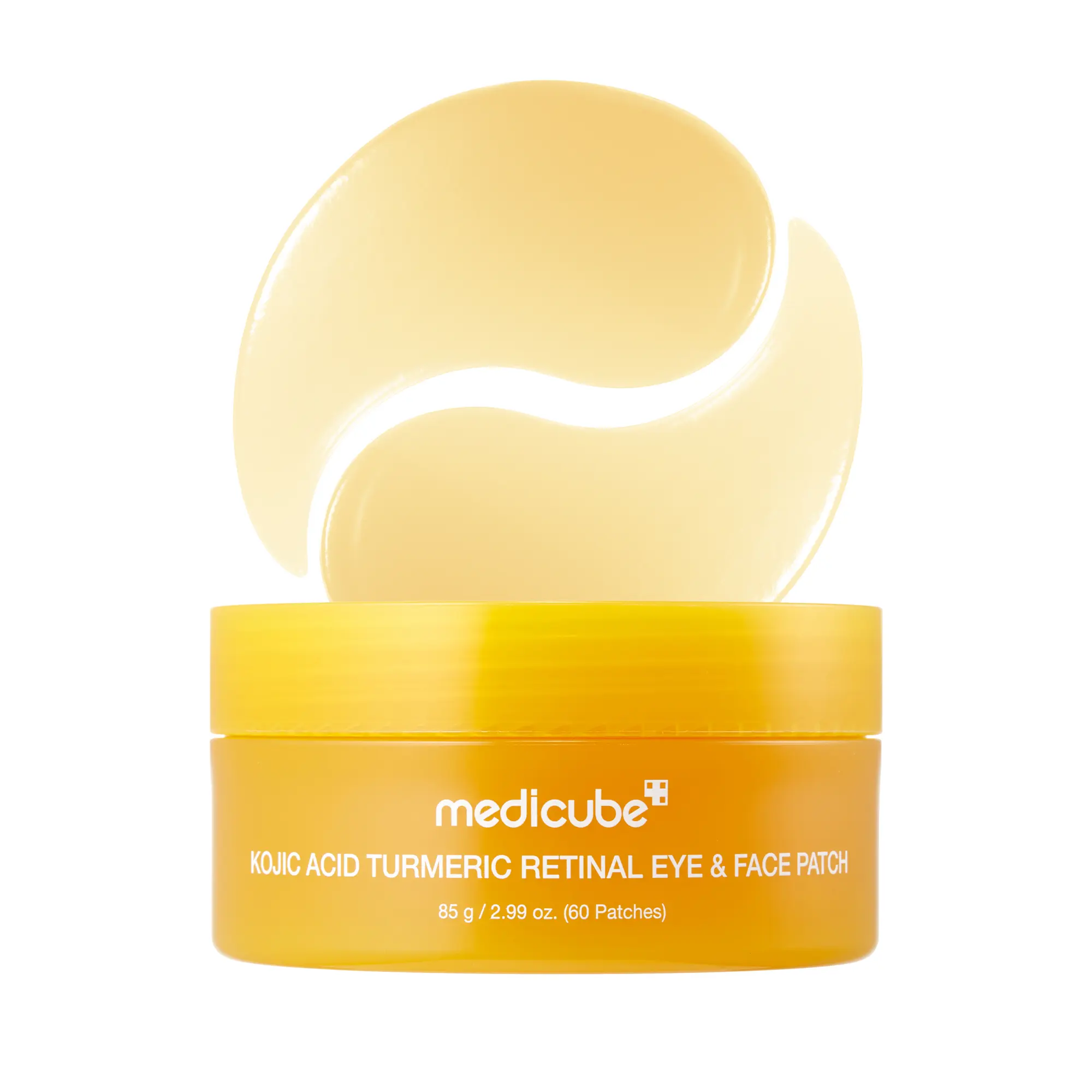 [NEW] [medicube] Kojic Acid Turmeric Retinal Eye & Face Patch l The Look of Fine Lines, Neck, Smile Line, Forehead, Dark Circle, Eye Bags | Puffiness, After Spot, Brightening Skin Tone l Kojic Acid, Turmeric, Retinol, Retinal, Caffeine l Korean Skincare