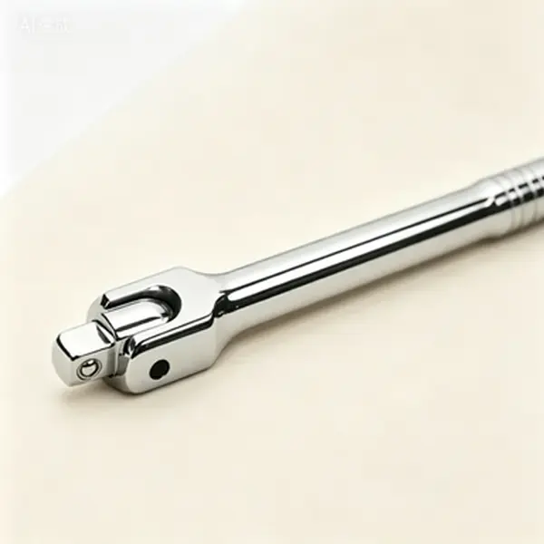 1/2" Drive Heavy Duty Breaker Bar, 24-Inch Flex Handle Ratcheting Wrench with Ball Detent for Secure Socket Retention, Ergonomic No-Slip Grip, Durable Steel Construction for Automotive Fastener Loosening
