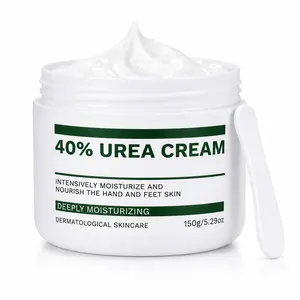 SweetSuds 40% Urea Cream 150g/5.29oz with Spatula - Intensive Moisturizing Foot & Hand Cream for Dry Cracked Heels, Callus Remover for Elbows & Knees Maximum Strength