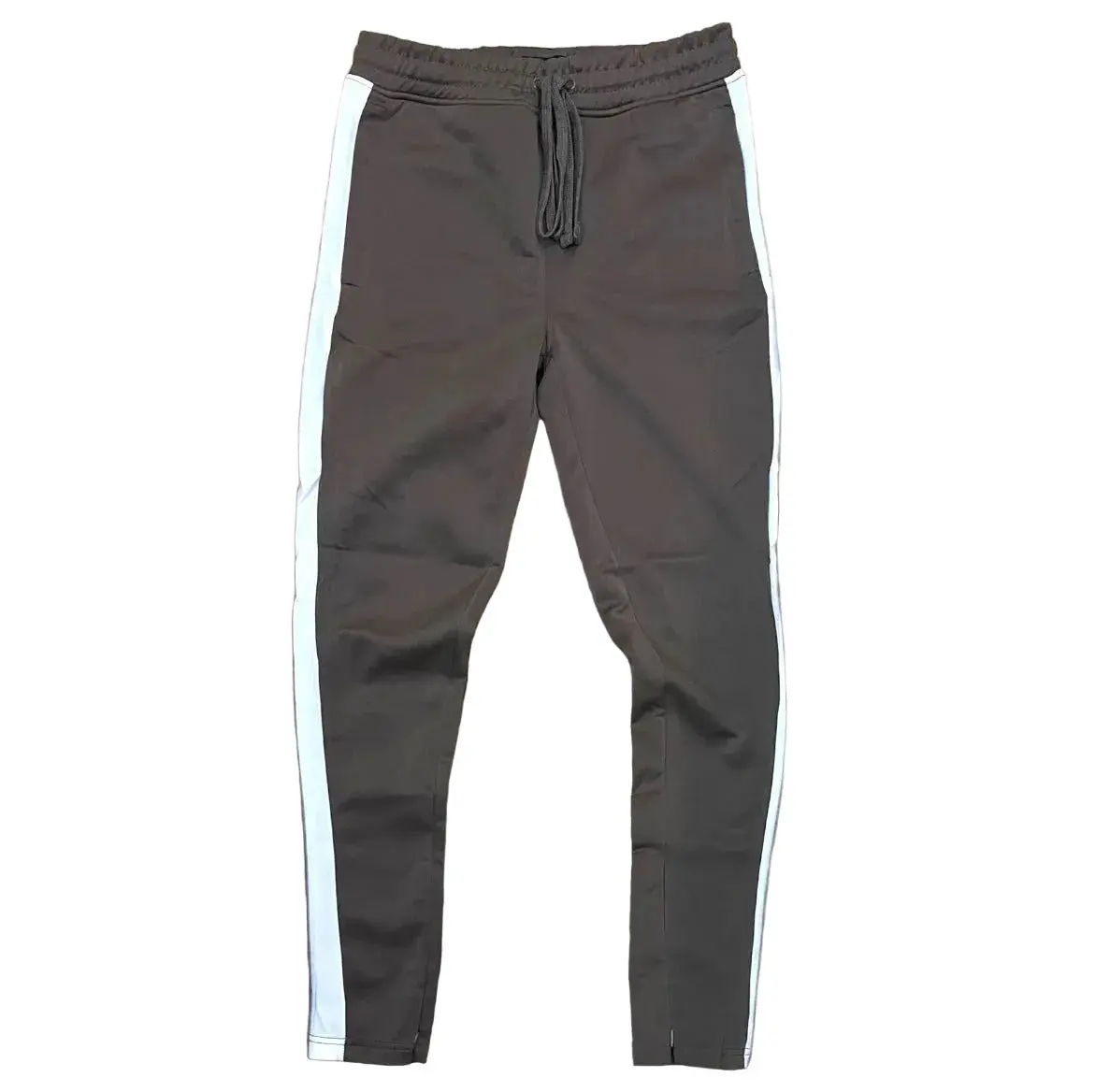 100-402 - Track with Wide Side Stripes and Drawstring Slim-Fit Pant