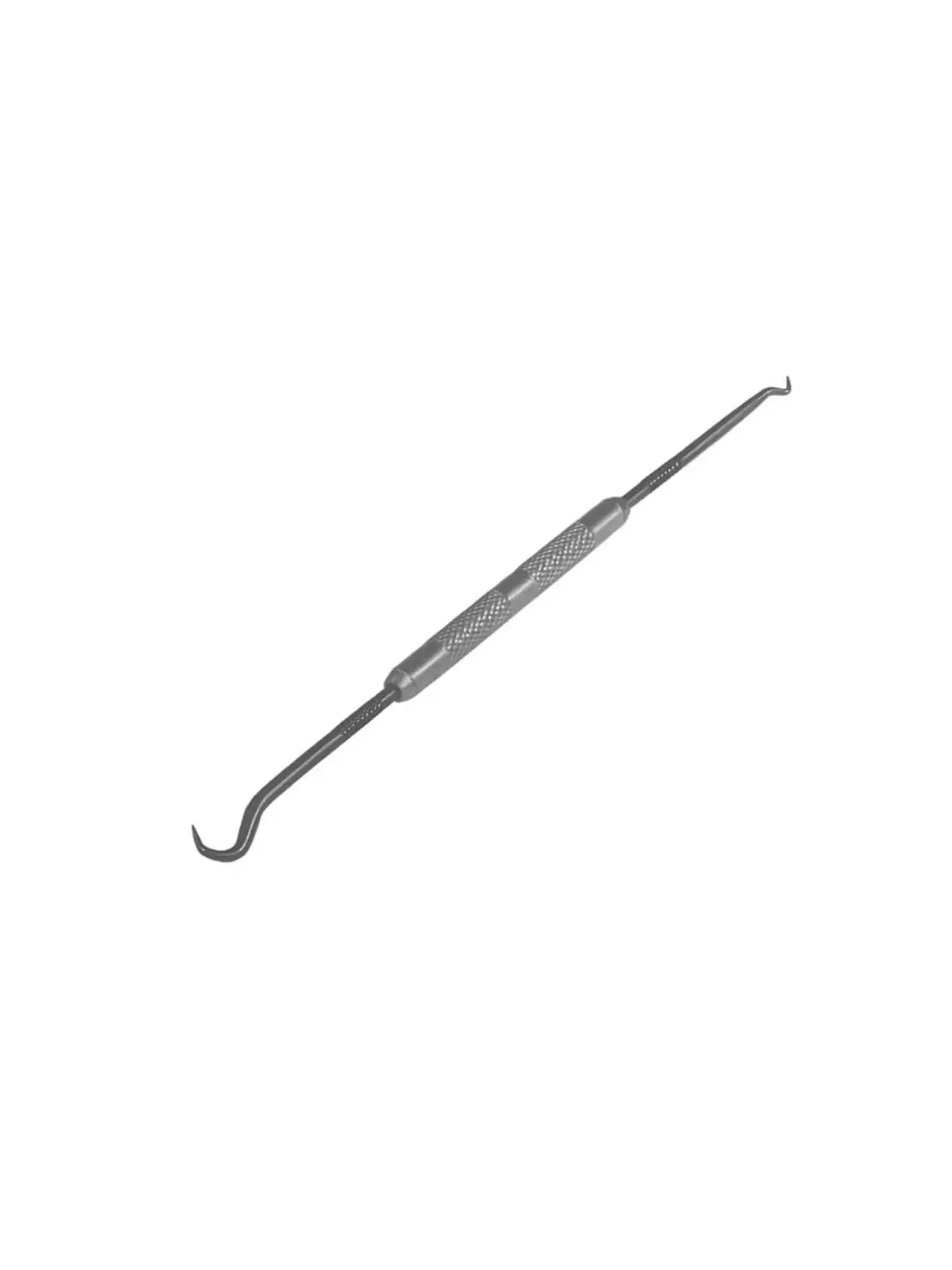 Lisle 31840 Angled-Tip O-Ring & Seal Pick, Knurled Handle Lock Ring Remover Tight Grip Tool Kits for Hand Tool Applications