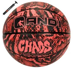 Chaos Basketball: Official Regulation Size 7 (29.5 inches) Rubber - Deep Channel Construction Streetball, Made for Indoor Outdoor Basketball Games