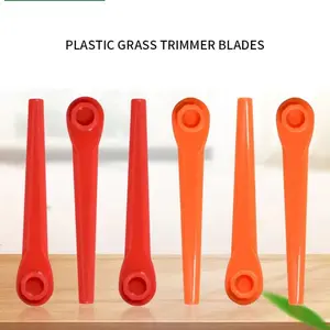 Plastic Material Plastic Cutter Blades Universal Fit Replacement Parts Grass Trimmer Blades Cutter Blades Easy Cut Design