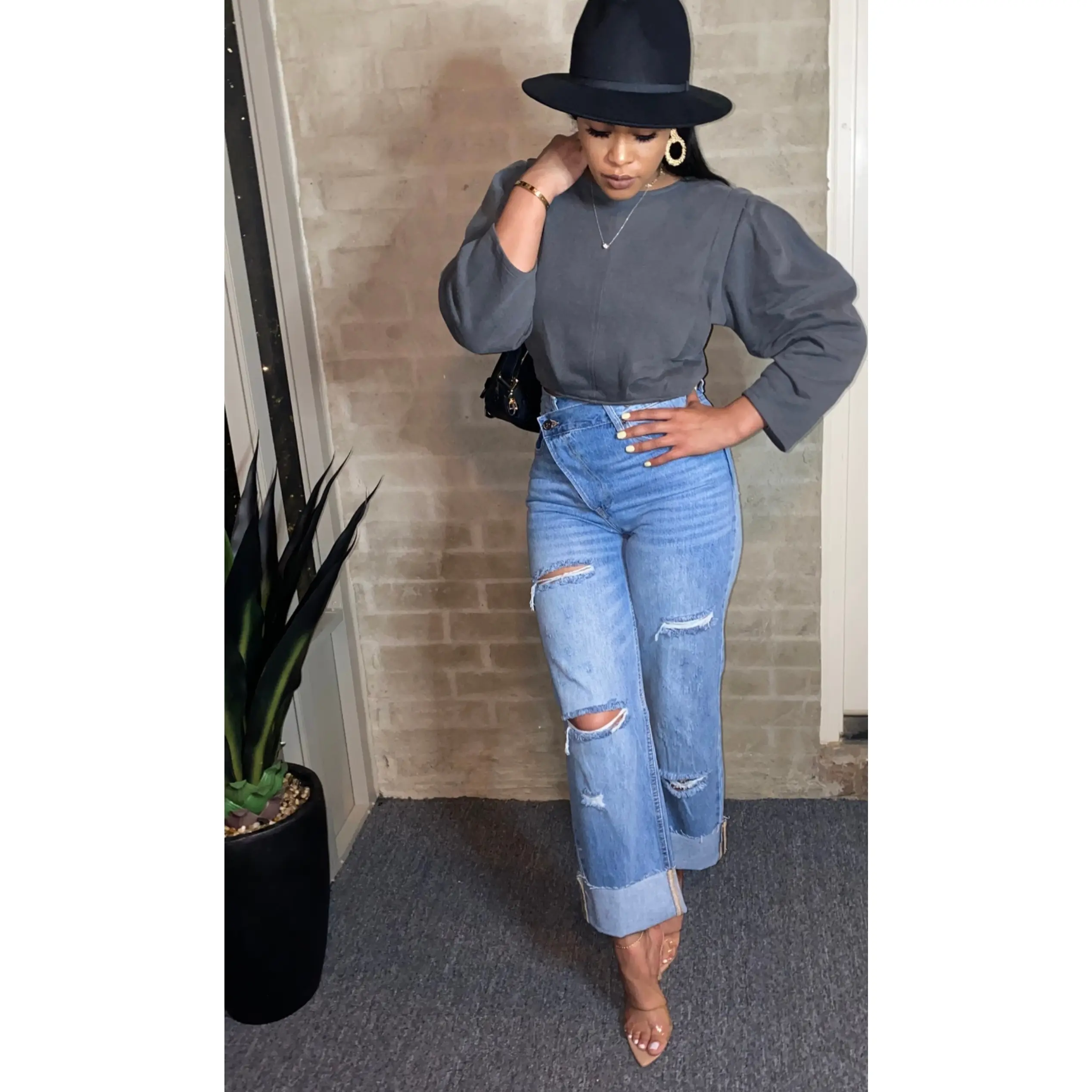 CRISS CROSS | DENIM JEANS
