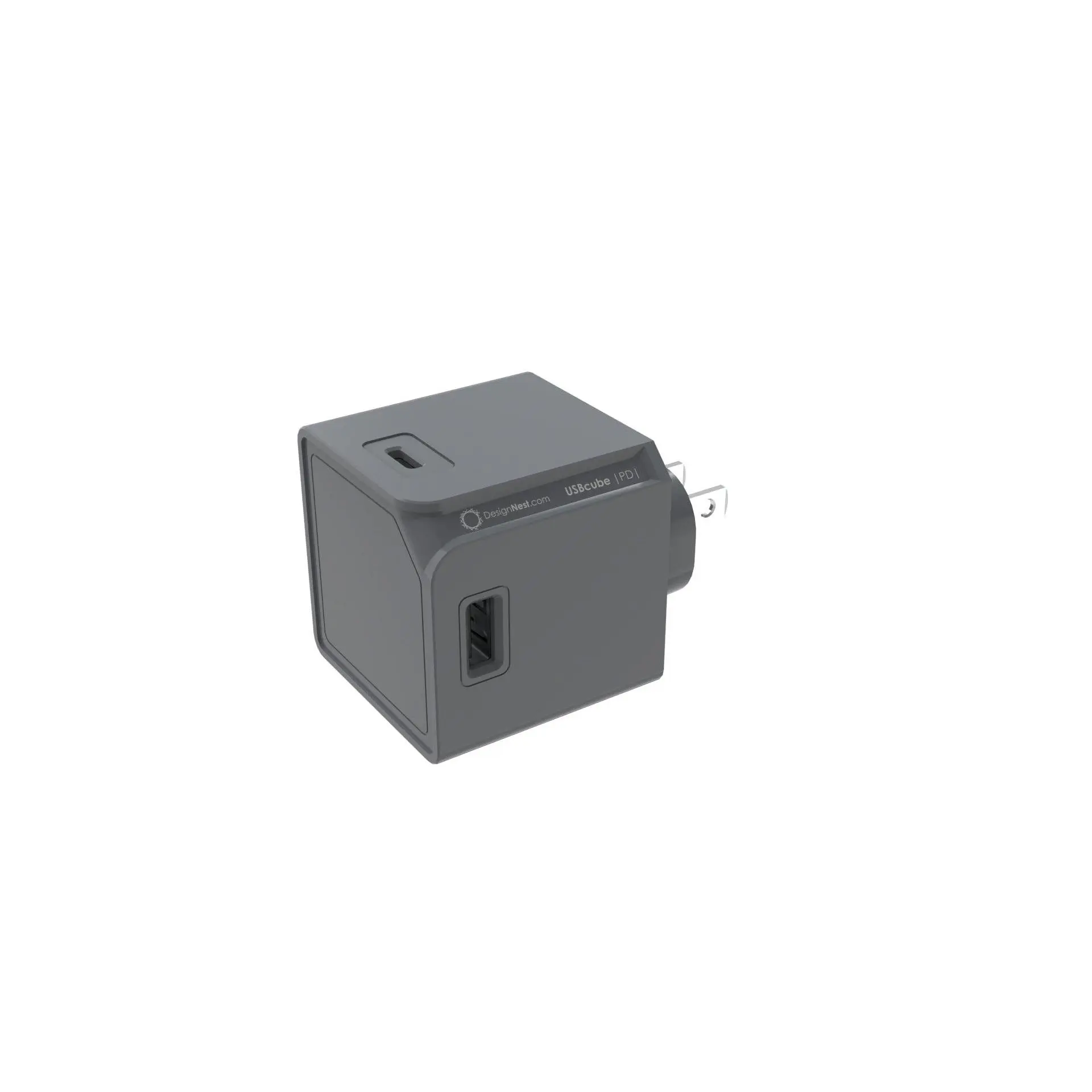 USBcube Original PD GaN 65W Charger with 4 Ports for Mobile Devices & Laptops