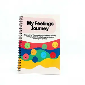 Emotion Recognition Workbook, Self-Regulation and Coping Skills Interactive Practice Book, Educational Tool for Kids