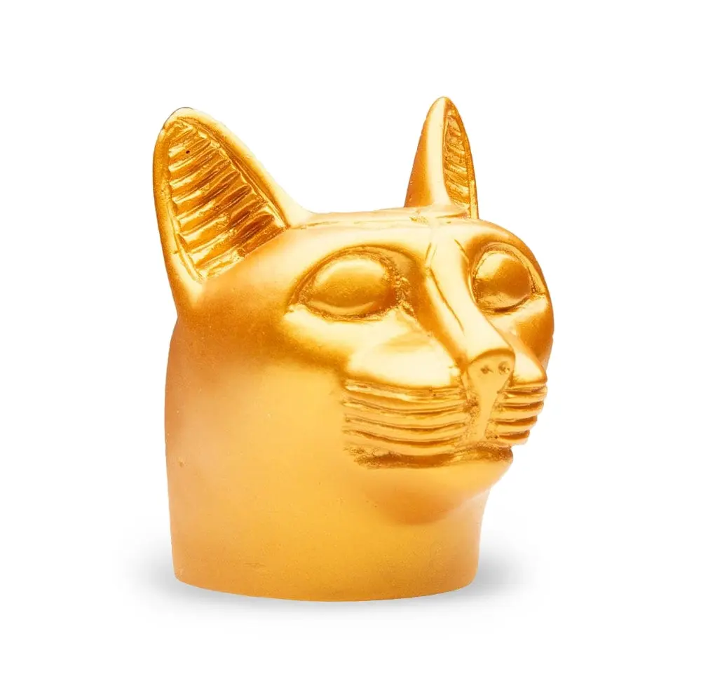Mini Egyptian Bastet Cat Bust Statue - Made in Egypt