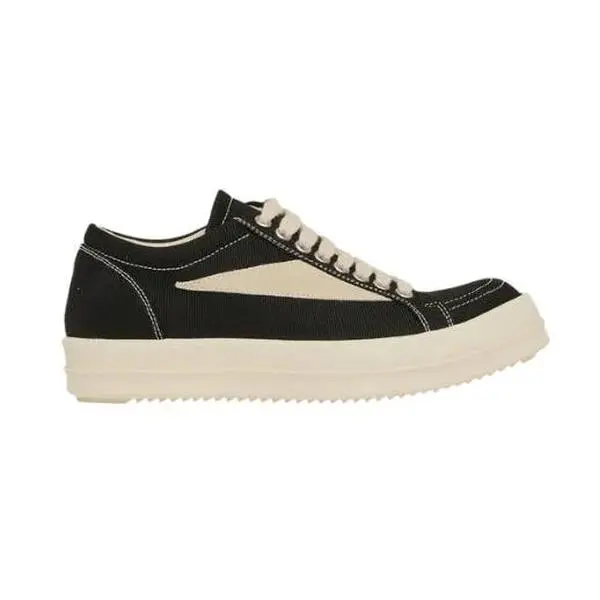 1070732 Rick Owens DRKSHDW Scarpe Denim Vintage Sneaker Black Milk