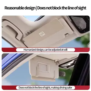 Car Sun Visor Extender, Anti-Glare UV Protection, Adjustable Clip, Fits Various Car Models, Automotive Interior Accessories