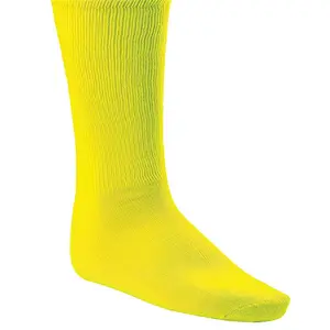 212 MAIN Multi-Sports Tube Socks - Neon Yellow, Large Size, Acrylic Blend, Soccer Accessories