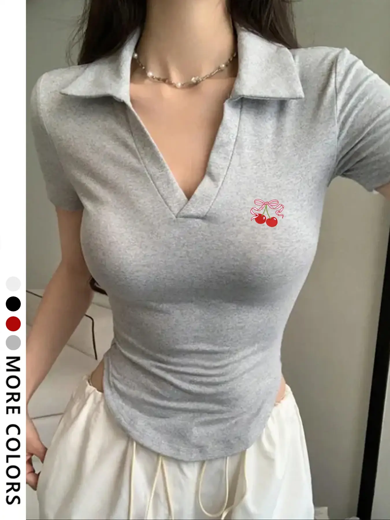 Y2k polo - TikTok Shop