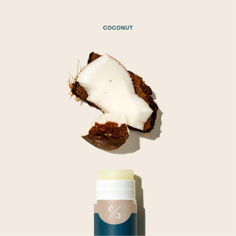 Cliganic Organic Lip Balm - Coconut, Moisturizing and Nourishing - Skincare Beeswax Hydrate Oil