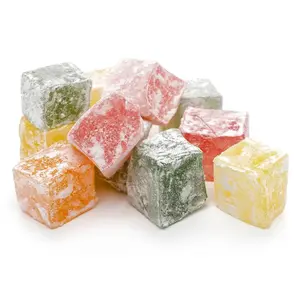 NY Spice Shop Authentic Turkish Delight 1Lb Lokum Candy - Soft Chewy Sweet Snack - Vegan Gourmet Dessert - Perfect Gift for Him or Her