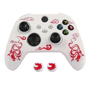 Soft Silicone Cover For Xbox Series X Controller Skin Gamepad Joystick Cases Game Accessories For Xbox Series S Controller Grip Console Controller Accessories