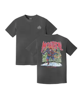 Montreal Hockey 3 Skull Graphic Sport Tee, Double-Sided Print, Heritage Ice Fan Style
