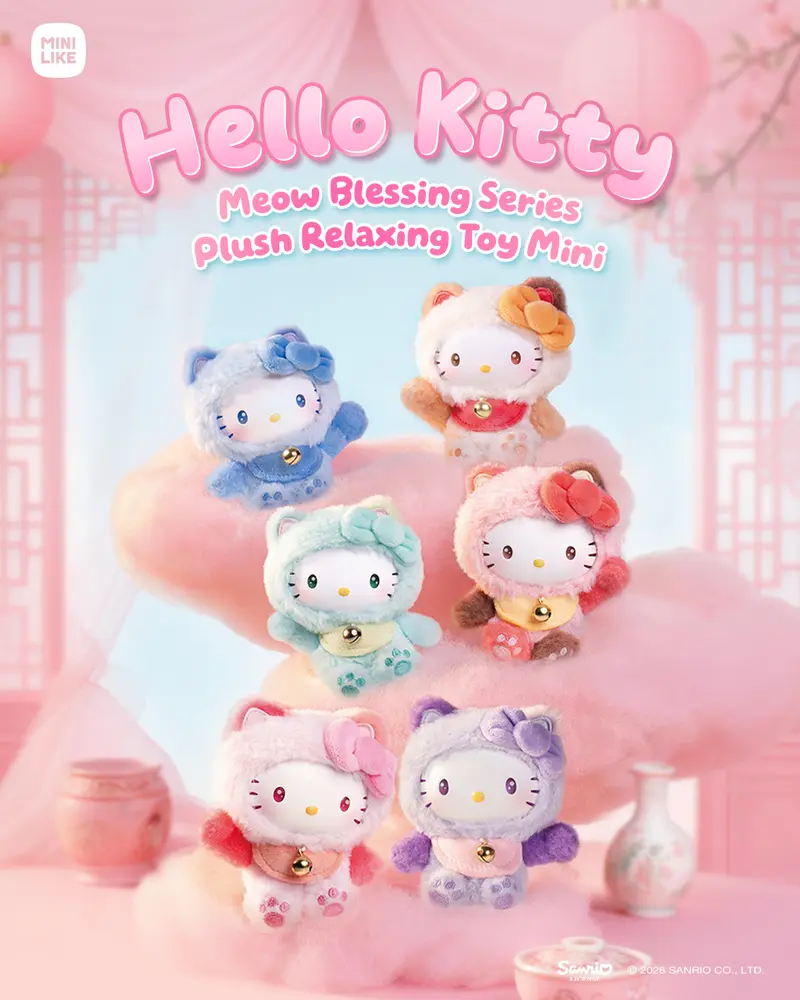 Sanrio MINILIKE X Hello Kitty Zodiac Study Series Accessory, Hello