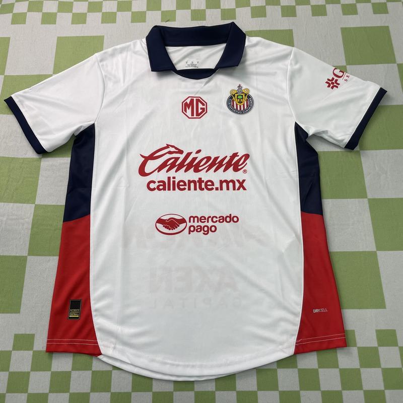24 25 Mexico League Chivas de Guadalajara Away Short Sleeve Soccer Jersey