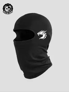 Dragon Print Full Face Mask, Breathable Face Cover for Men & Women, Outdoor Sports Cycling Face Mask, Protective Gear