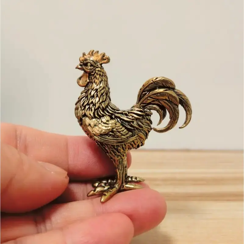 Vintage Rooster Statue, Decorative Statues, 1 Count Creative Rooster Ornament, Figurine, Desktop Decoration for Home Living Room Bedroom Office, Home Decor, Giving gifts to one's boyfriend/girlfriend, holiday gifts
