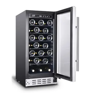 SUNPENTOWN  33-Bottle Under-Counter Wine CoolerCommercial Grade