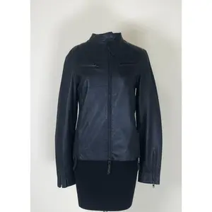 JAKETT Vespa Vintage Leather Jacket - Black