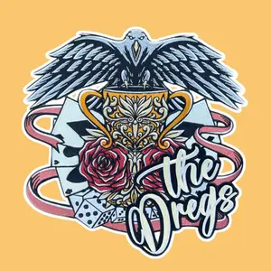 The Dregs Oversized Iron On Embroidered Patch - Six of Crows - Leigh Bardugo - Shadow and Bone - Grisha - Grishaverse
