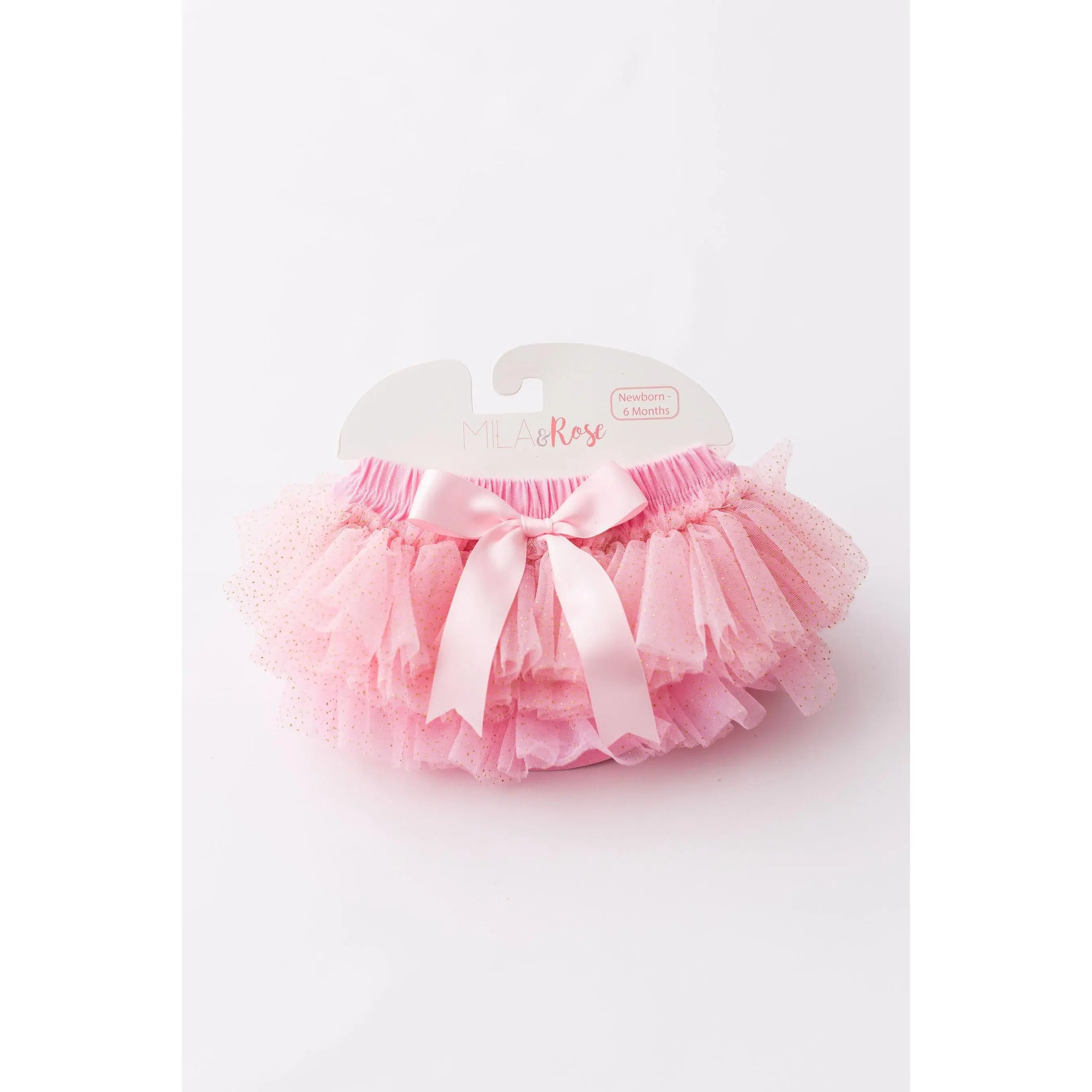 Pink & Gold Glitter Ruffle Tutu Bloomer