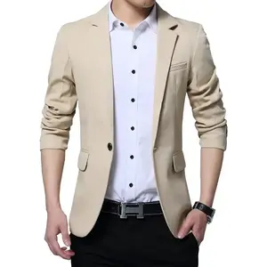 Men's Slim Fit One Button Casual Blazer Jacket Men's Slim Fit One Button Casual Blazer Jacket