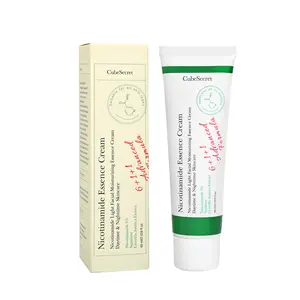 【CubeSecret】 Niacinamide 5 Essence Cream with Squalane and Centella Asiatica Lightweight Facial Moisturizer for Day and Night Use All Skin Types Hydrate Moisture smooth face  serum  cream