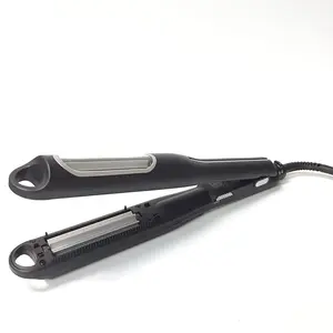 AIKO PRO Professional Automatic Rotating Ceramic Hair Crimper Iron , Corn Splint Crimping Iron Barrel, Hair Waver Curling Wand