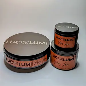 LUCELUMI Armenian Mors Arev Luxury Candle - Coconut Apricot Wax & Wooden Wick - Saffron Cedarwood Aroma - 3 Sizes Available
